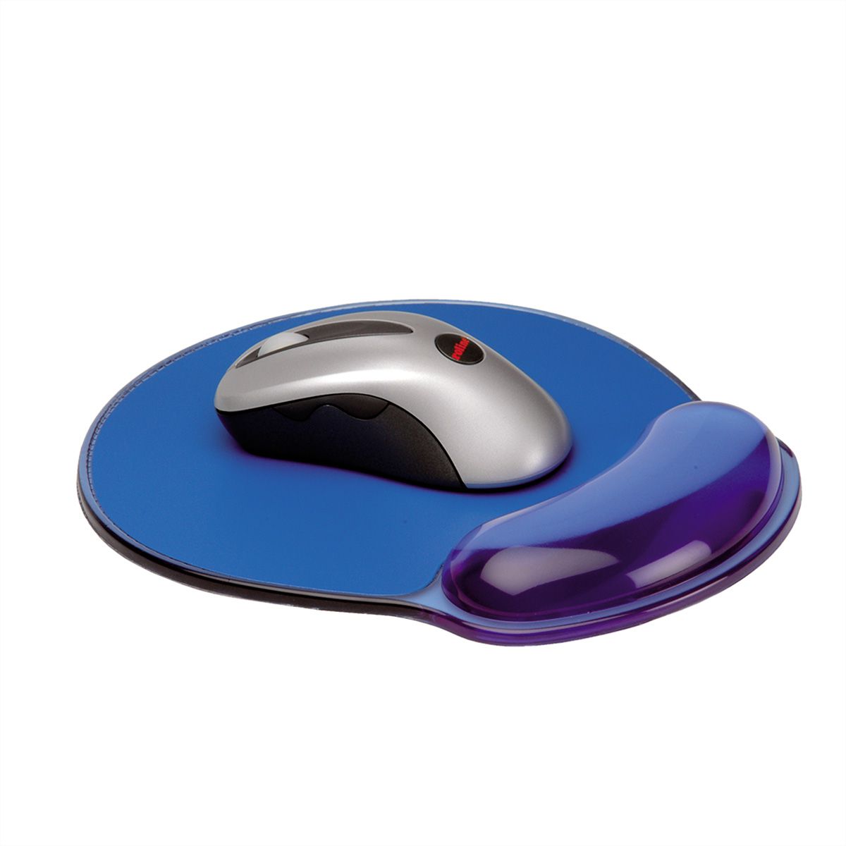 Mousepad with Wristrest, blue - SECOMP International AG