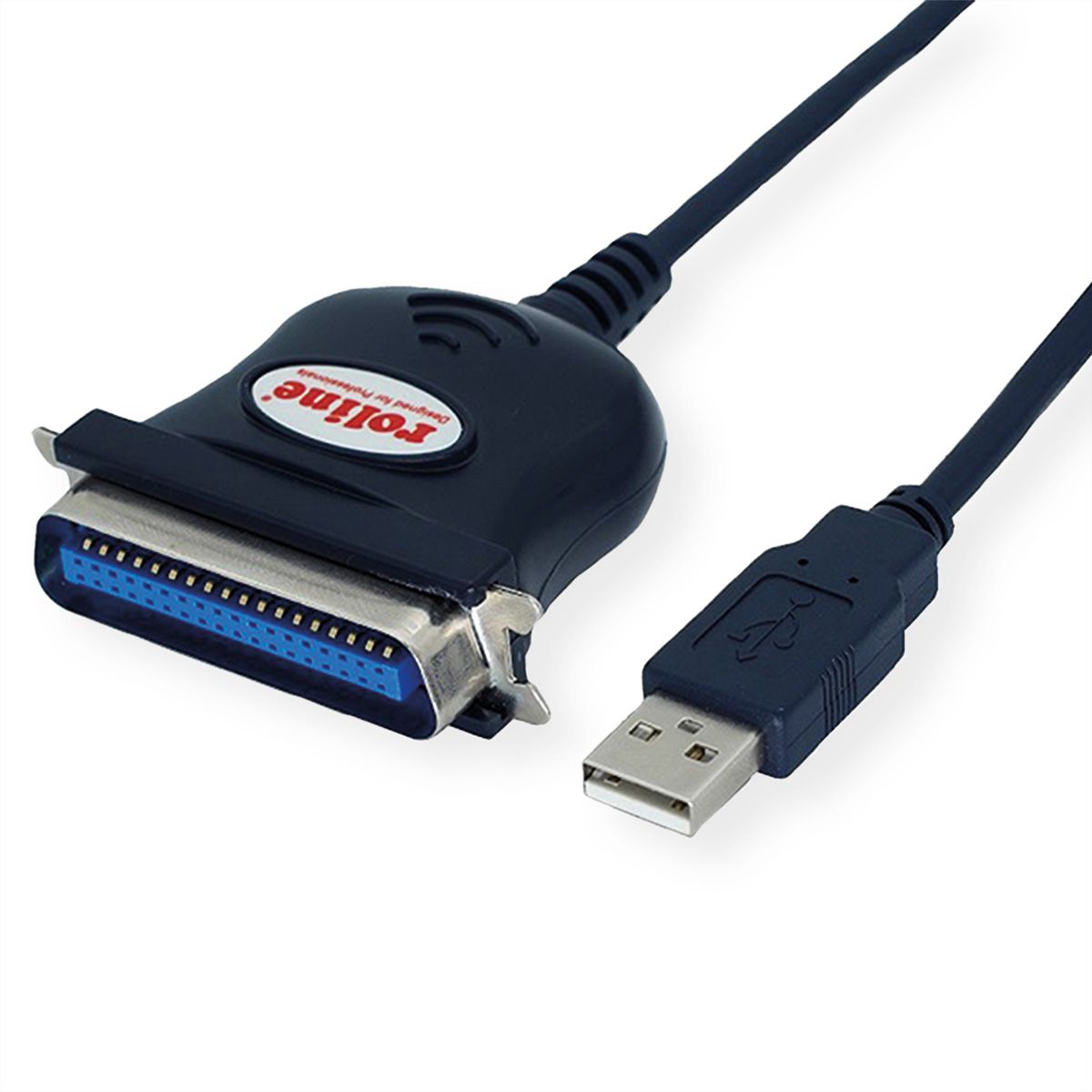 ROLINE USB to IEEE1284 C36, black, 1.8 m - SECOMP International AG