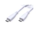 VALUE USB 3.2 Gen 2 Cable, PD (Power Delivery) 20V5A, with Emark, C-C, M/M, white, 1 m