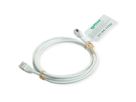 ROLINE GREEN U/FTP DataCenter Patch Cord Cat.6A (Class EA), LSOH, slim, white, 0.5 m