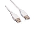 VALUE USB 2.0 Cable, A - A, M/M, white, 3 m