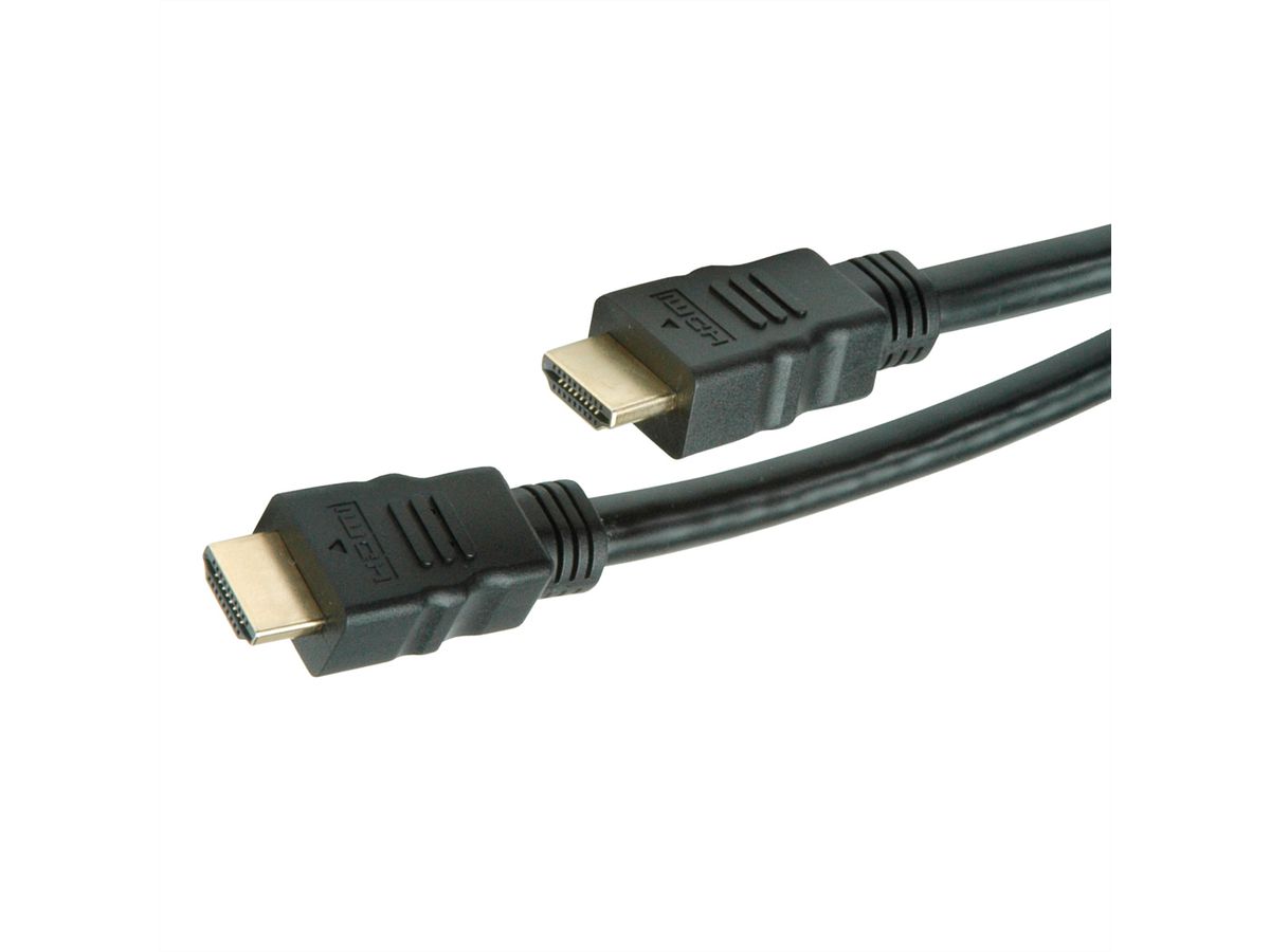 VALUE Câble HDMI 8K (7680 x 4320) avec Ethernet, plat, M/M, noir