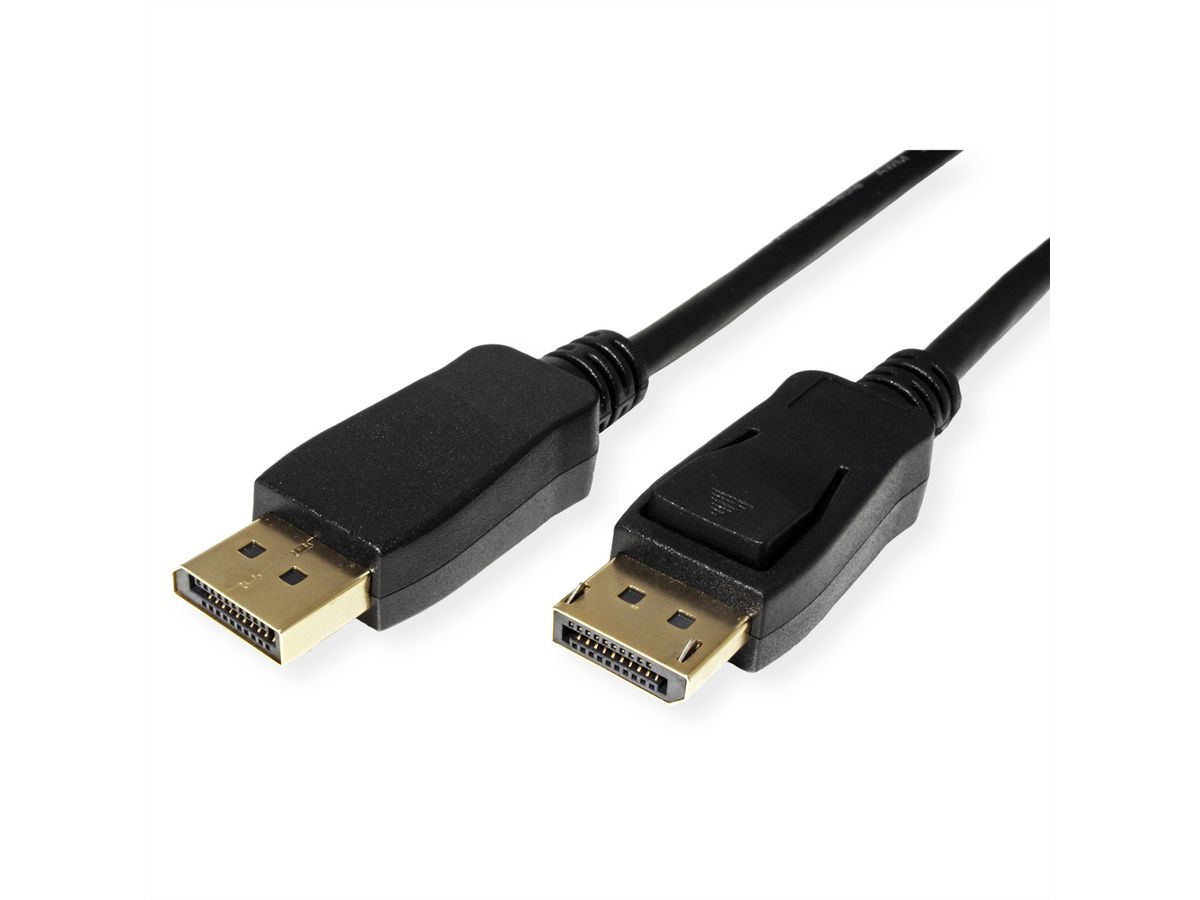 STANDARD DisplayPort Cable, v1.4, DP-DP, M/M, black, 1 m