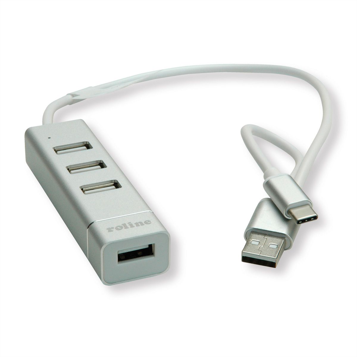 ROLINE Chargeur USB avec prise Euro, 2 ports, 1x QC3.0 + 1x C (PD), 65W -  SECOMP AG