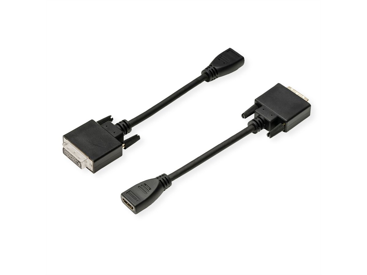 STANDARD Cableadapter, DVI M - HDMI F