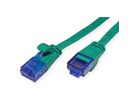 VALUE UTP Patch Cord, Cat.6A (Class EA), extra-flat, green, 3 m