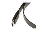 VALUE USB4 Gen 3 Cable, PD (Power Delivery) 20V5A, with Emark, C-C, M/M, 40 Gbit/s, flat, black, 0.5 m