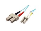 ROLINE Fibre Optic Jumper Cable, 50/125µm, LC/SC, OM3, turquoise, 5 m