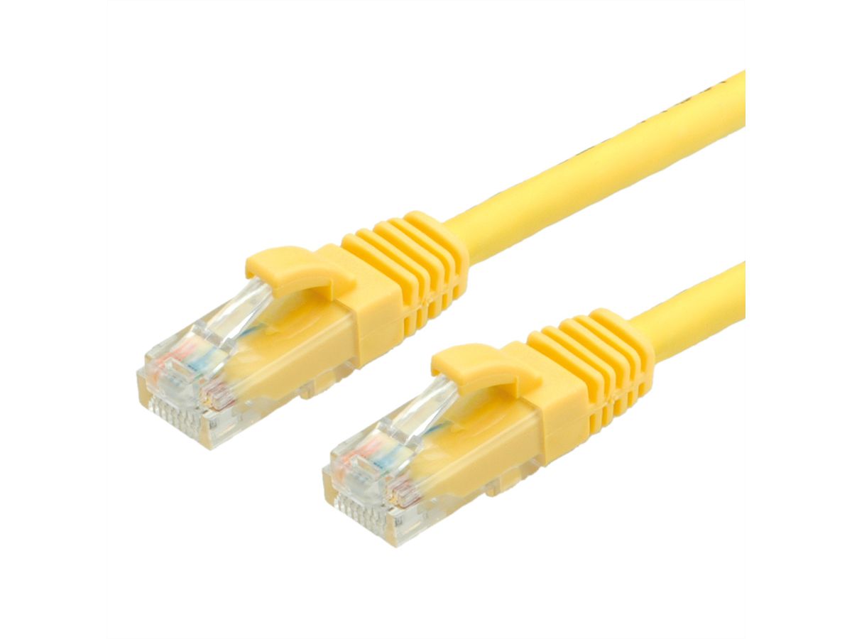 VALUE UTP Patch Cord Cat.6A (Class EA), yellow, 0.5 m