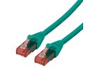 ROLINE UTP Cable Cat.6 Component Level, LSOH, green, 2 m