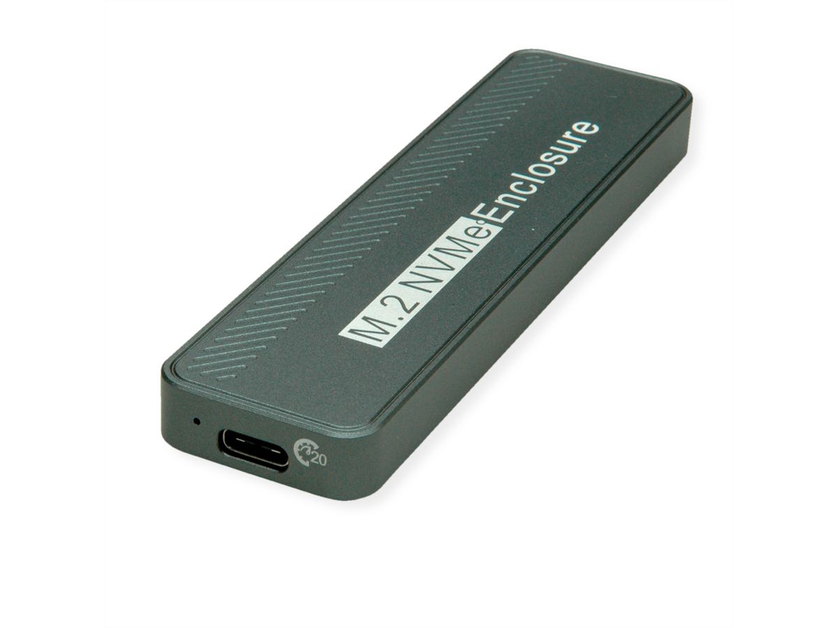VALUE External Type M.2 NVMe SSD Enclosure with USB 3.2 Gen 2x2 Type C