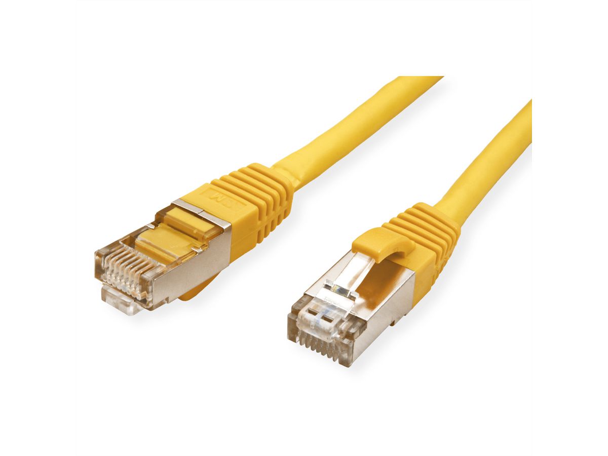 VALUE S/FTP Patch Cord Cat.6 (Class E), halogen-free, yellow, 3 m