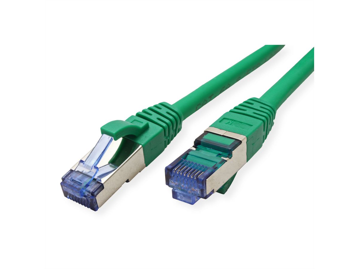 VALUE S/FTP Patch Cord Cat.6A (Class EA), green, 1.5 m