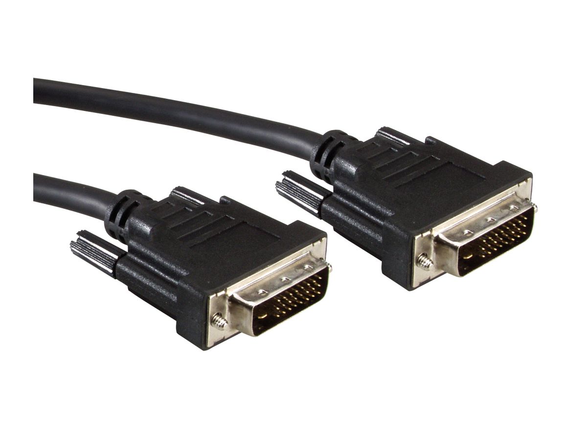Monitor DVI Cable, DVI M - DVI M, (24+1) dual link, 3 m