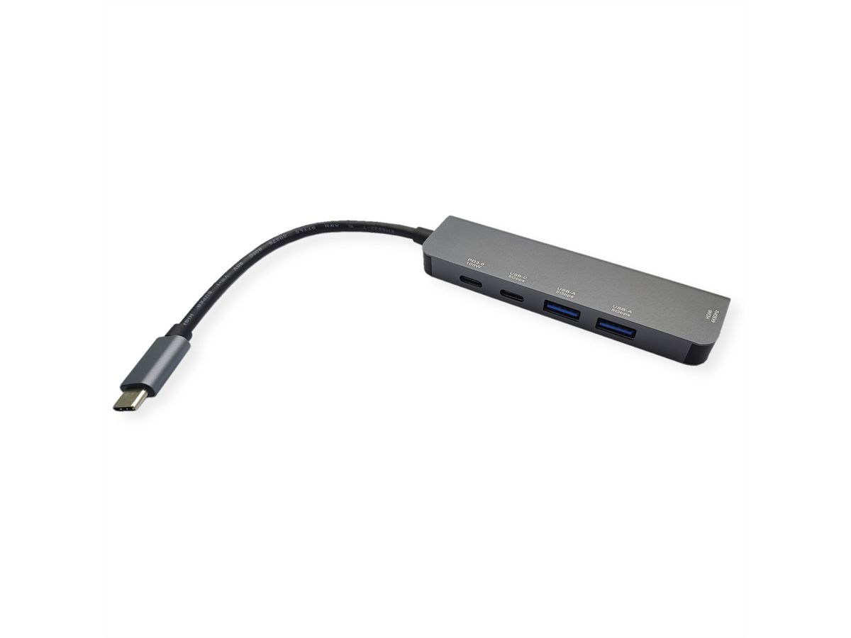 VALUE Dockingstation Type C, 1x HDMI 4K60, 2xA USB3.2Gen1, 1xC USB3.2Gen1, 1x PD (Power Delivery)