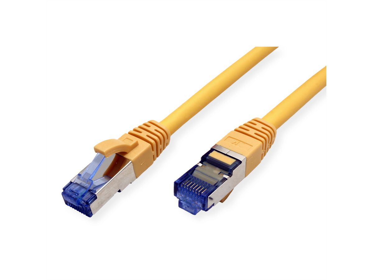 VALUE S/FTP Patch Cord Cat.6A (Class EA), yellow, 20 m