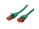 ROLINE UTP Cable Cat.6 Component Level, LSOH, green, 0.3 m