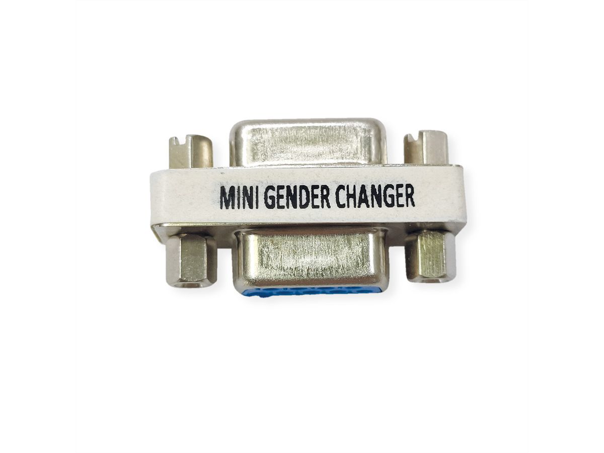 VALUE Mini Gender Changer, 9-pin F - F