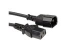 ROLINE Monitor Power Cable, IEC 320 C14 - C13, black, 1 m