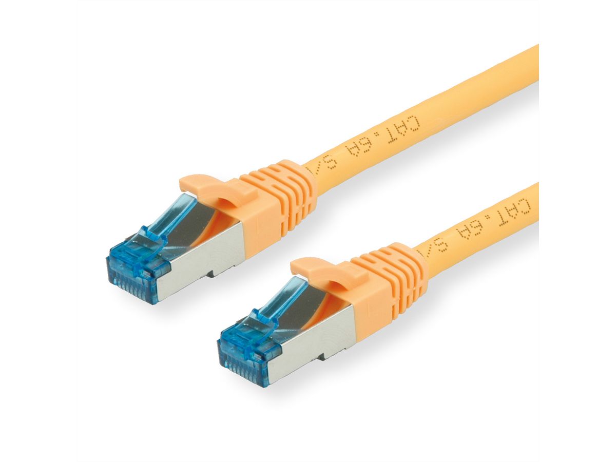 VALUE S/FTP Patch Cord Cat.6A (Class EA), yellow, 5 m