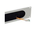 VALUE 19" Cable Entry 2U with Brush Seal, grey