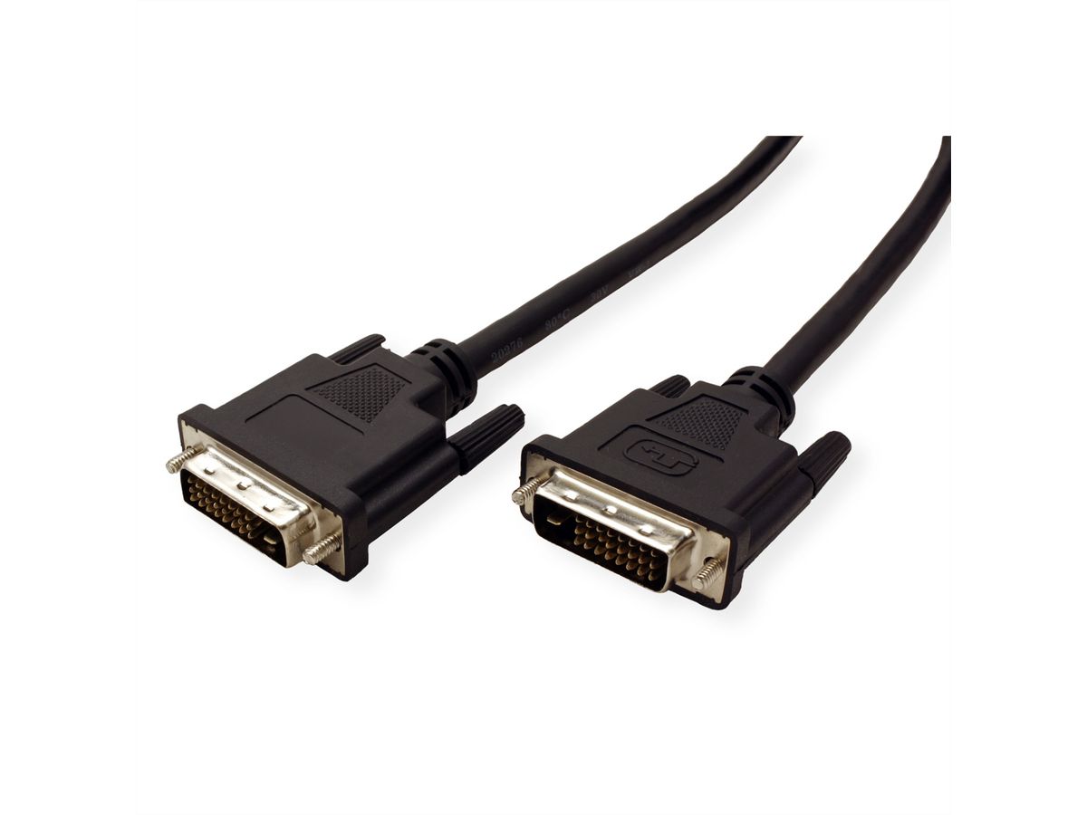 Monitor DVI Cable, DVI M - DVI M, (24+1) dual link, 5 m
