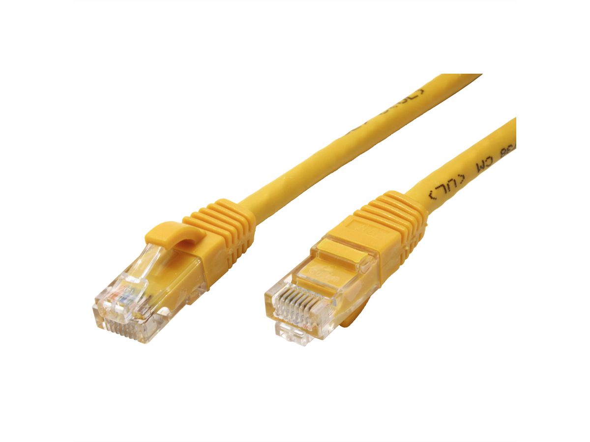 VALUE UTP Patch Cord Cat.6A (Class EA), yellow, 10 m