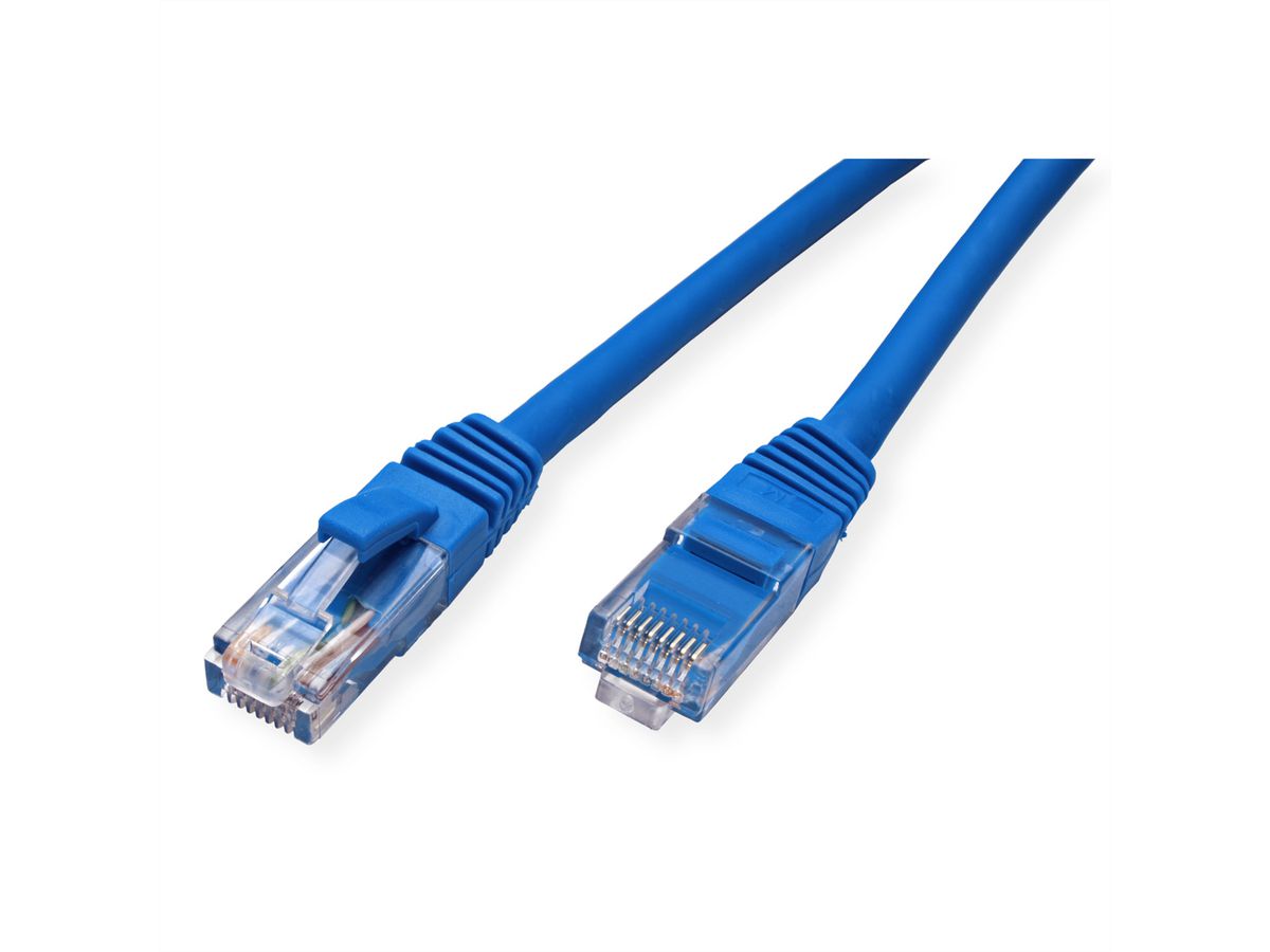 VALUE UTP Cable Cat.6 (Class E), halogen-free, blue, 2 m