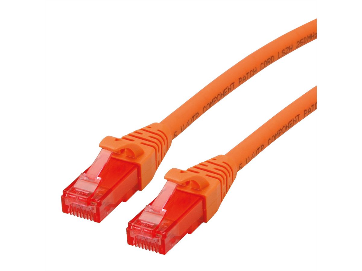 ROLINE UTP Cable Cat.6 Component Level, LSOH, orange, 0.5 m