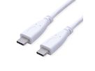 VALUE USB 3.2 Gen 2 Cable, PD (Power Delivery) 20V5A, with Emark, C-C, M/M, white, 0.5 m