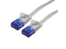 VALUE UTP Patch Cord, Cat.6A (Class EA), extra-flat, grey, 1.5 m