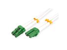 ROLINE Fibre Optic Jumper Cable Duplex, 9/125µm, OS2, LC/LC, Steel Armored, white, 2 m