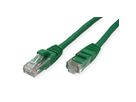 VALUE UTP Cable Cat.6 (Class E), halogen-free, green, 1 m