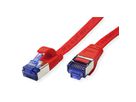 VALUE FTP Patch Cord, Cat.6A (Class EA), extra-flat, red, 2 m