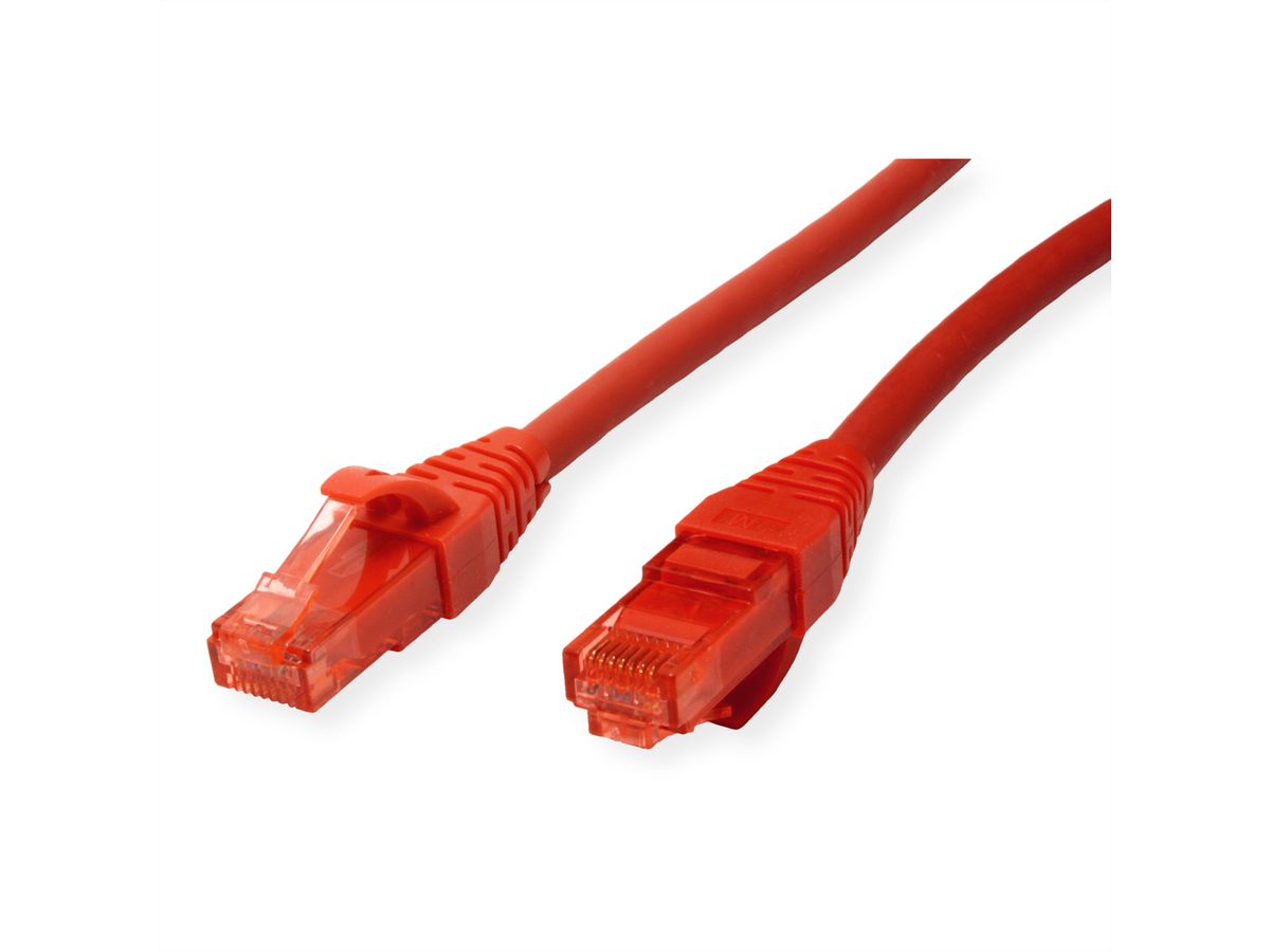 ROLINE UTP Cable Cat.6 Component Level, LSOH, red, 1 m