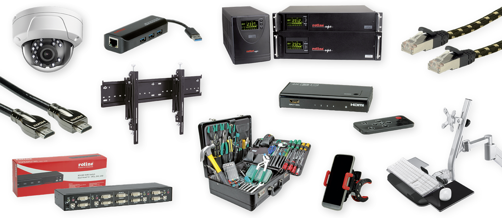 ROLINE Gigabit Ethernet PoE Injektor, 4 Ports - SECOMP Electronic  Components GmbH