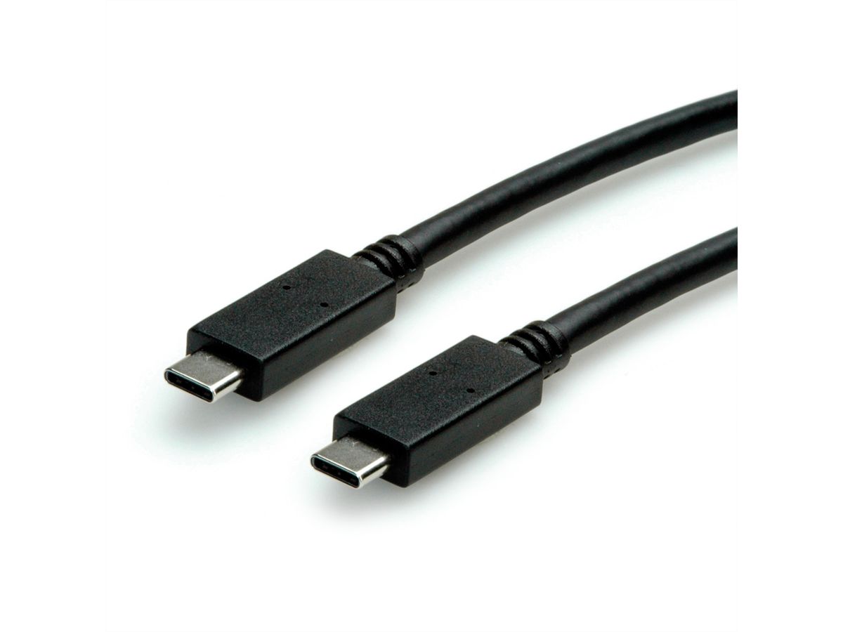 STANDARD USB 3.2 Gen 2 Cable, PD (Power Delivery) 20V5A, with Emark, C-C, M/M, black, 1 m